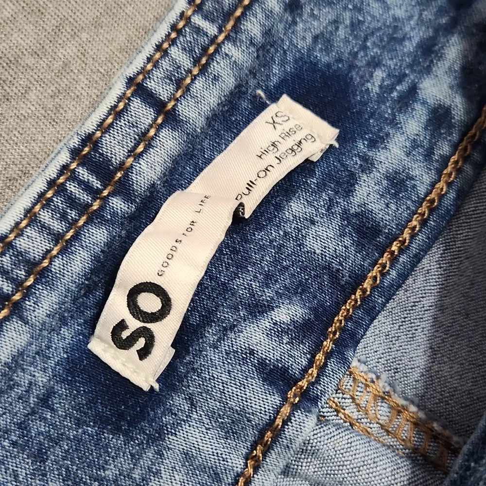 Y2K SO Brand High Rise Denim Leggings Jeggings Skinny Blue Jeans - Picture 6 of 7
